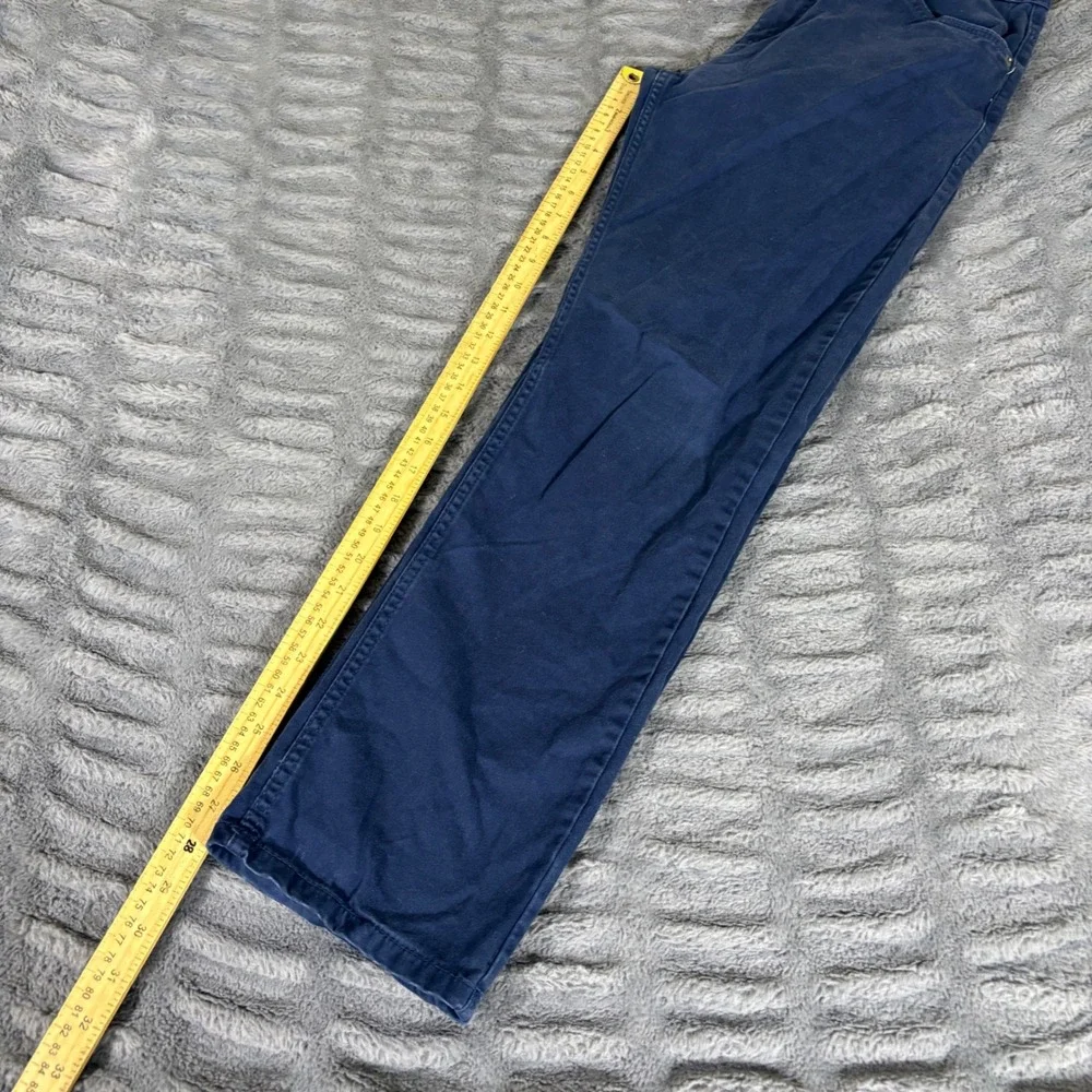 Levis 511 Slim Navy Blue Chino Pants Boys 16 Husky 34x28 Stretch Twill AR460